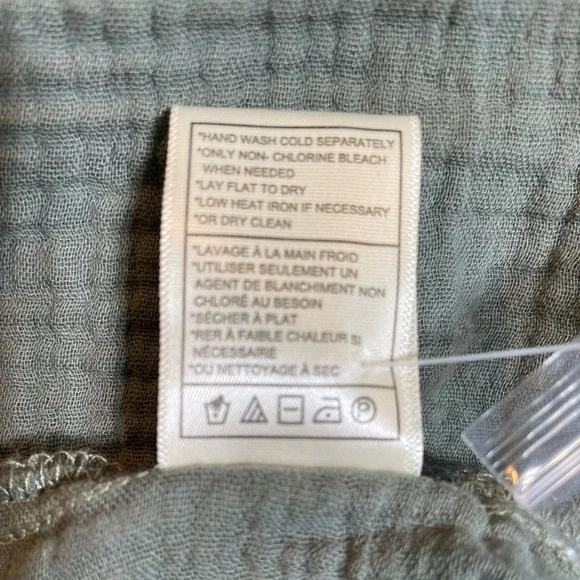 #0144 NWT Steve Madden 100% Cotton Muslin Maxi Dress w/ Ruffle Straps-M - Picture 8 of 10